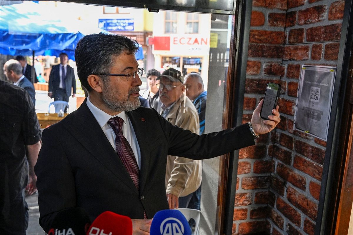 İbrahim Yumaklı’dan “karekod uygulaması” kapsamında denetim İbrahim Yumaklı’dan “karekod uygulaması” kapsamında denetim