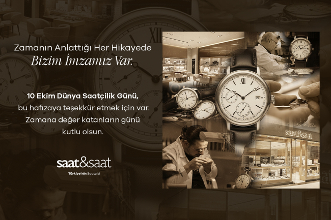 Saat&Saat Dünya Saatçilik Günü’nü Özel Bir Kampanya ile Kutluyor Saat&Saat Dünya Saatçilik Günü’nü Özel Bir Kampanya ile Kutluyor