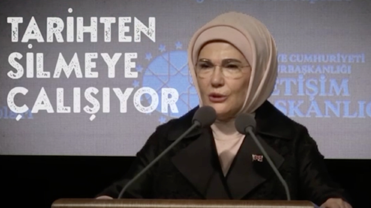 Emine Erdoğan ulusal ve uluslararası programlarda Gazze için seslendi Emine Erdoğan ulusal ve uluslararası programlarda Gazze için seslendi