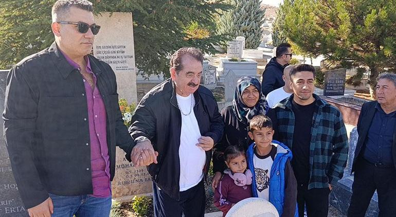 İbrahim Tatlıses’ten Neşet Ertaş’ın mezarına ziyaret İbrahim Tatlıses’ten Neşet Ertaş’ın mezarına ziyaret