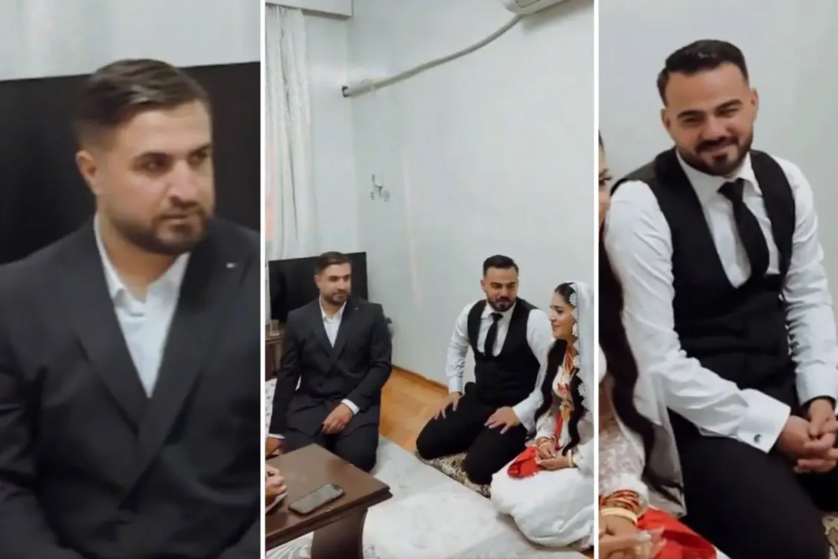 Gelinin mehir isteği sonrası damadın boynu büküldü Gelinin mehir isteği sonrası damadın boynu büküldü